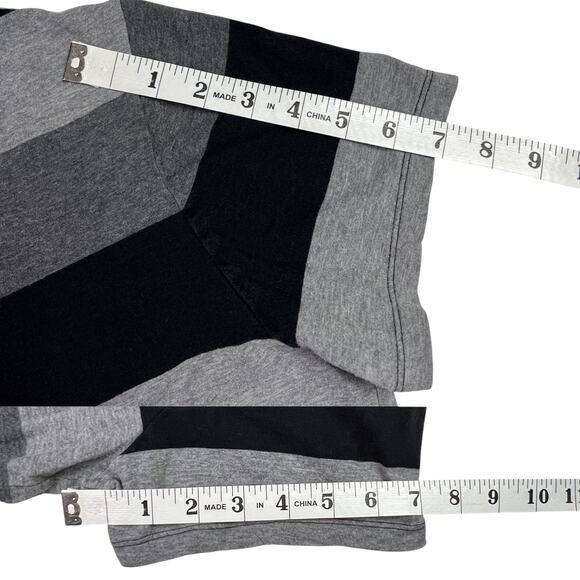 Venezia Lane Bryant Ladies Striped Collared T-Shirt Black Gray White Size 14-16 - Picture 13 of 13